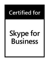 Skype for business certified logo