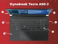 Dynabook Tecra A50-J Delivers Infographic