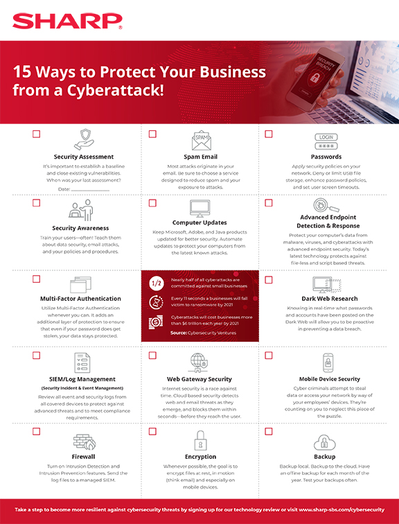 15 Ways to Protect Your Business From a Cyberattack PDF